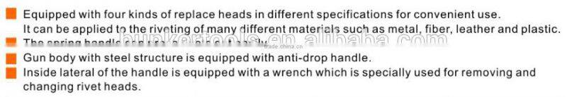 Professional Hand riveter-singlehandle