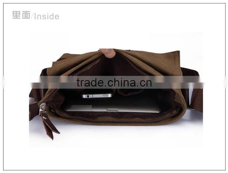 men shoulder messenger bags canvas and leather messenger bag