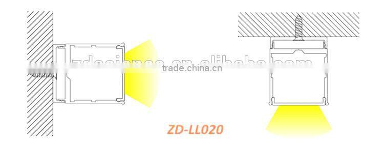 Length Customized Aluminum Extrusion Profile For LED Light Strip Bar