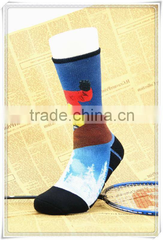 Durable foot men tube sock with excellent Snagging Resistance