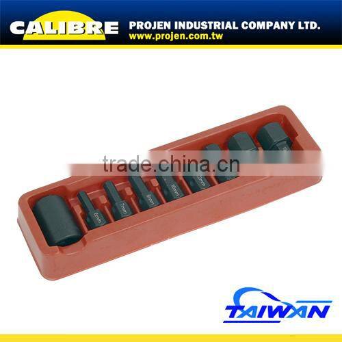 CALIBRE 6-19mm 9PC 1/2"Dr hex socket set