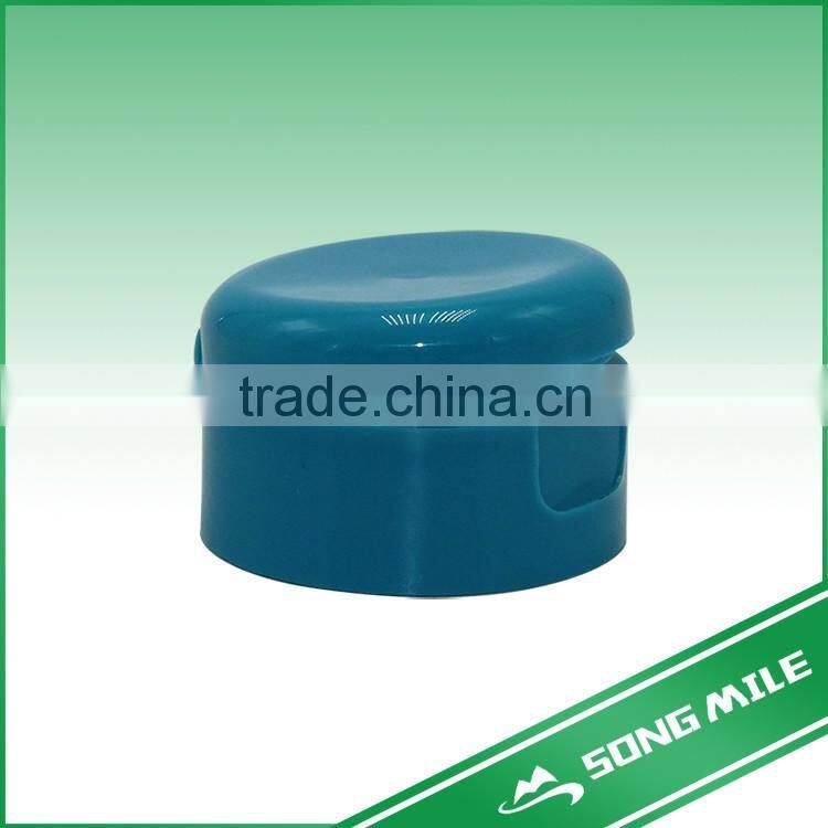 Plastic blue caps for bottles