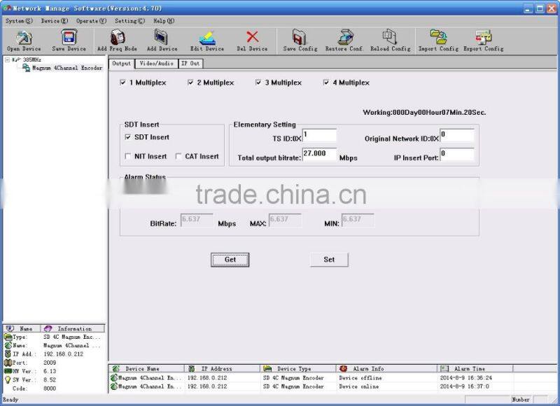 SC-1302 MPEG2/H.264 SD IPTV ENCODER