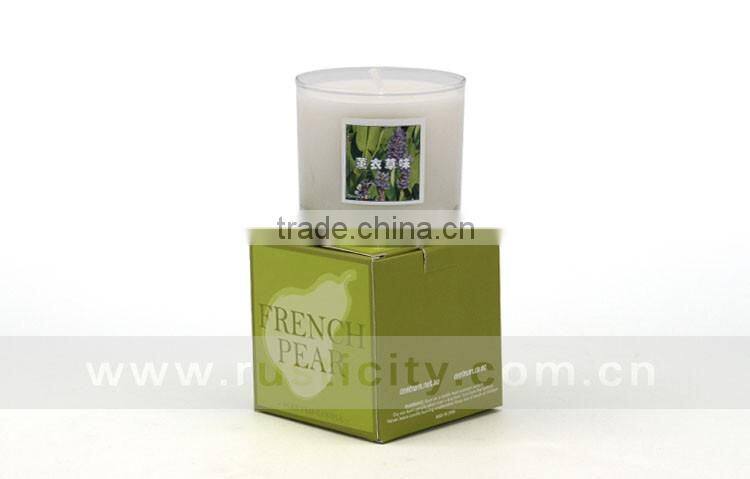 Lavender flavour of loving scented candles
