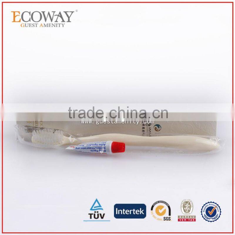 oem disposable toothbrush with toothpaste hotel dental kit