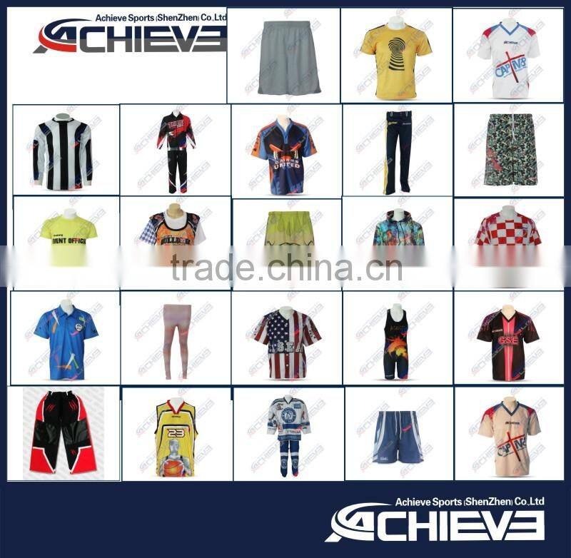 2015 Custom sublimation soccer football jersey / uniform