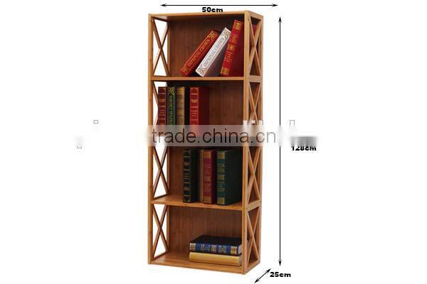 High quality organizer for book magazine,antique style 4 tier corner bookshelf/bookcase