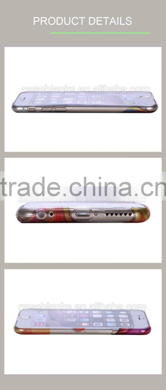 3D blanks printing logo Phone Case tpu phone case for iphone6