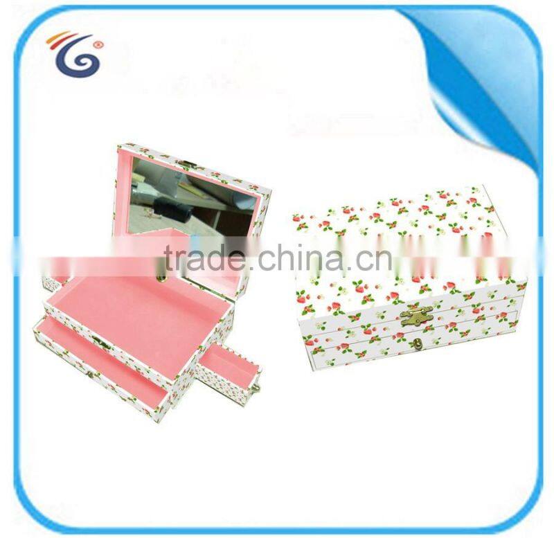 New design Small Oval shaped jewellery dancing cube music box