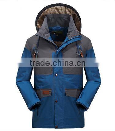 Custom men waterproof and windproof outdoor jackets