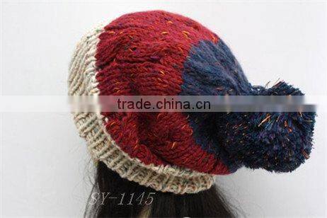 knitted earflaps hat