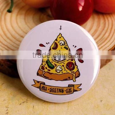*round tin magnetic cartoon badge