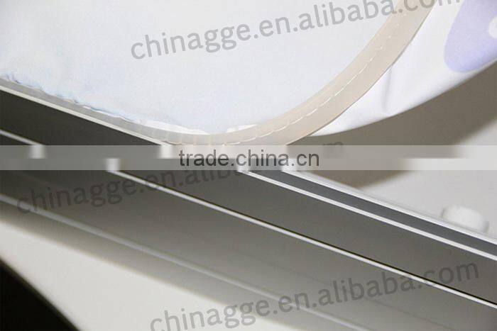 Indoor Slim Aluminous Frameless Free Standing Tension LED Fabric Display
