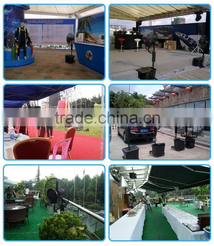 Centrifugal industrial outdoor mist fan water fan cooler system fan
