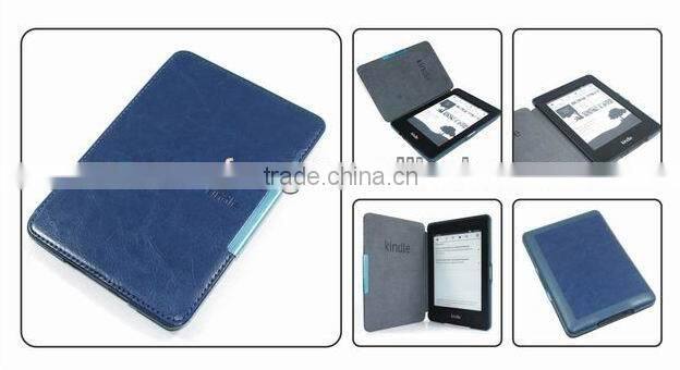 Smart Leather Case for New Kindle Paperwhite eReader