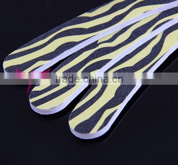 Beautiful Banana Shape Curved Nail File Art Manicure Buffer Buffing Sanding Files