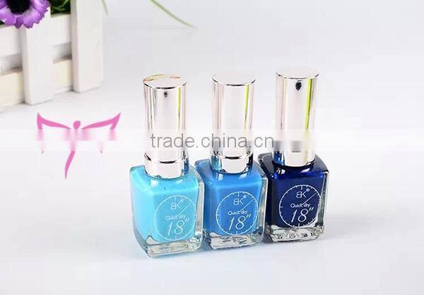 Hot sale 15ml fast dry nail lacquer/nail polish
