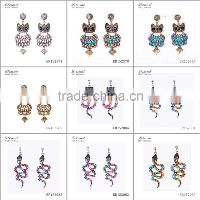 2016 Fashion Designs Ladies/Women's Jewellery Earrings Italian French Black Cat Stud Earrings