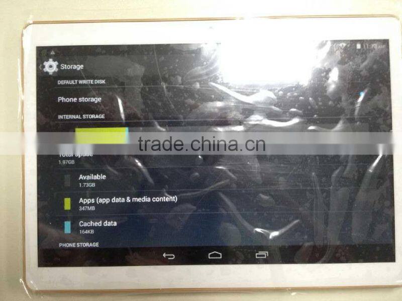 mtk6582 quad core ips screen 3g phone calling tablet pc 9.6inch