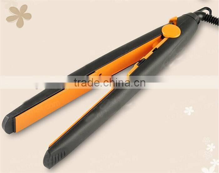 Wet and dry use hair straightening ionic perm steam hair straightener