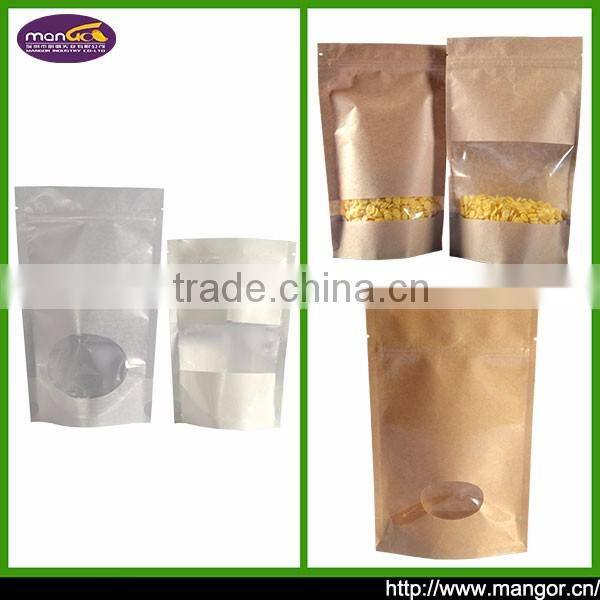 Shenzhen Factory Australia EXW CIF FOB Price Use Food Chemical Material Zipper Kraft Paper Bag Heat Seal For Honey Product