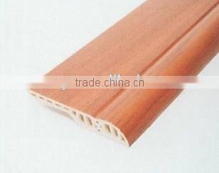 Wood grain PVC wall skirting
