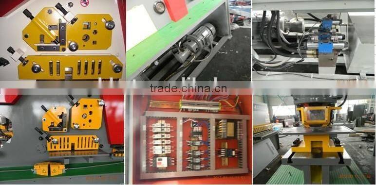 Hydraulic Iron Worker / iron worker machine / Punching & Shearing Machine