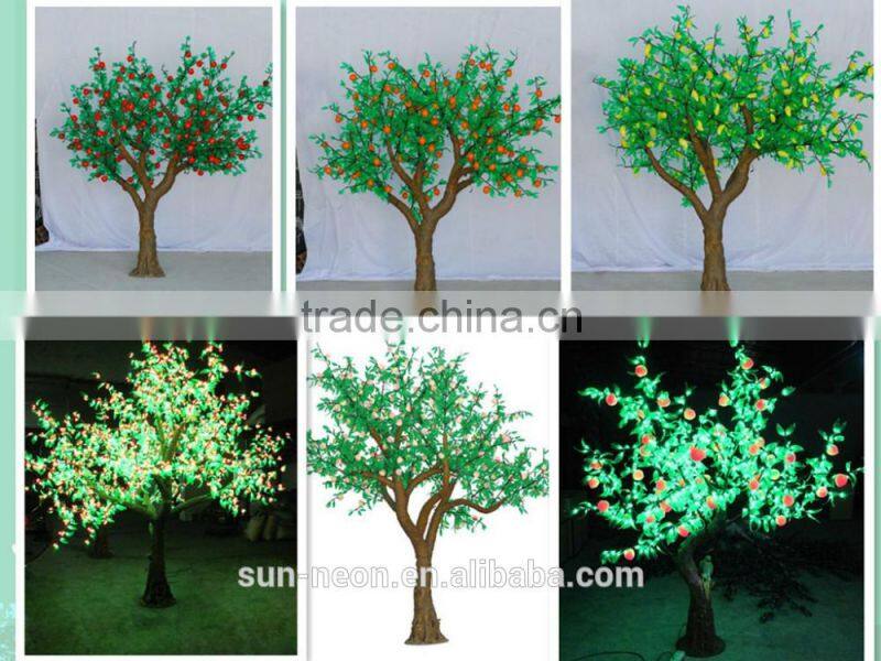 Led Tree Light Beautiful Fruit Tree Peach Tree Outdoor Decorative Light for Christmas Festive Holiday