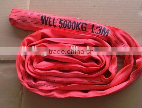 EN 1492-2 Polyester eye-eye round sling/heavy duty safety lifting sling/round sling