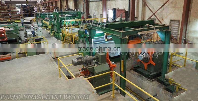 TX1800 High Quality Automatic /hot rolled/cold rolled/Medium-heavy plate steel cut to length line