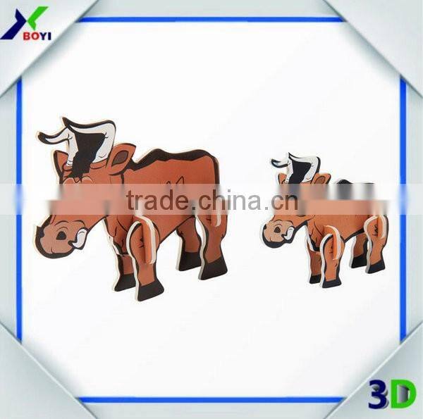 2014 Best Selling Wholesale Promotion Gift Funny EPS Cartoon Puzzle Game 3d