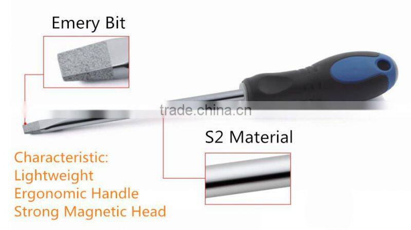 S2 Material and emery bits Magnetic Screwdriver sets