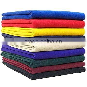 Cheap printed polar fleece blanket with pape belt