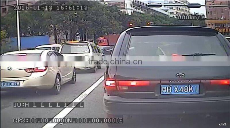 CCD Wide Angle Camera With 2.6mm Lens For Car And Mini Vehicle