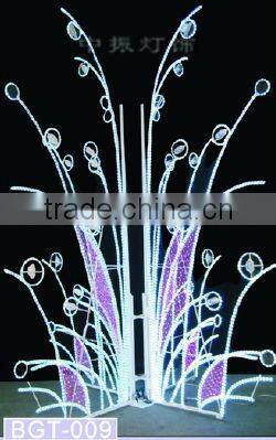 LED brilliant 3D decor motif light for piblic decoration