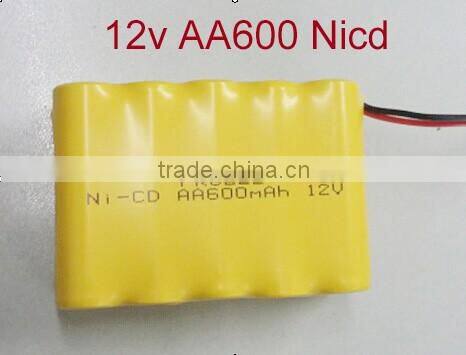 1.2V 400mah AA Ni-Cd rechargeable battery pack 4.8V AA 600