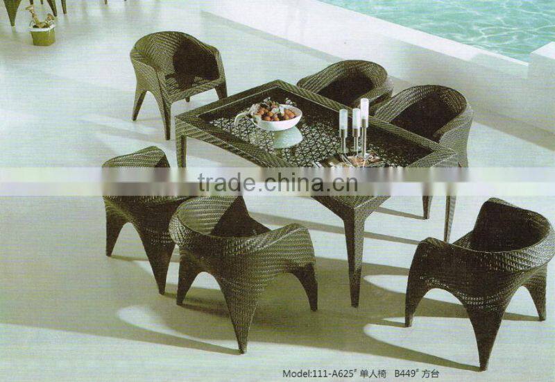 simple design garfen art furniture garden furnitrue sets rattan outdoor furniture
