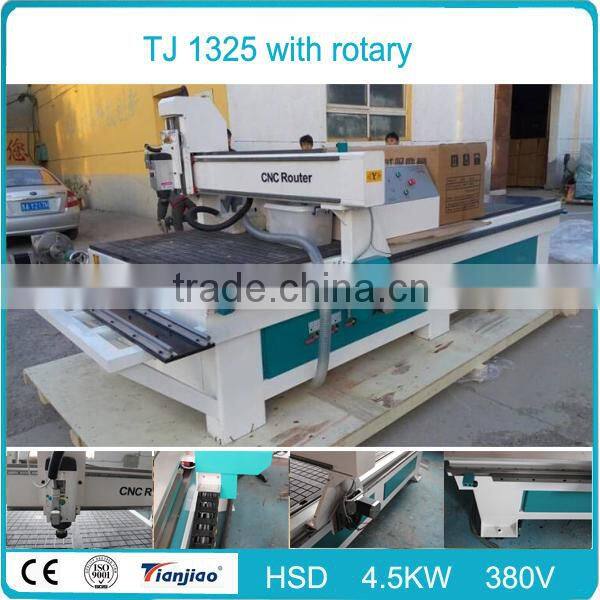 Cnc Engraver 4 Axis,4 Stepper Motor TJ1325 With Vacuum Table