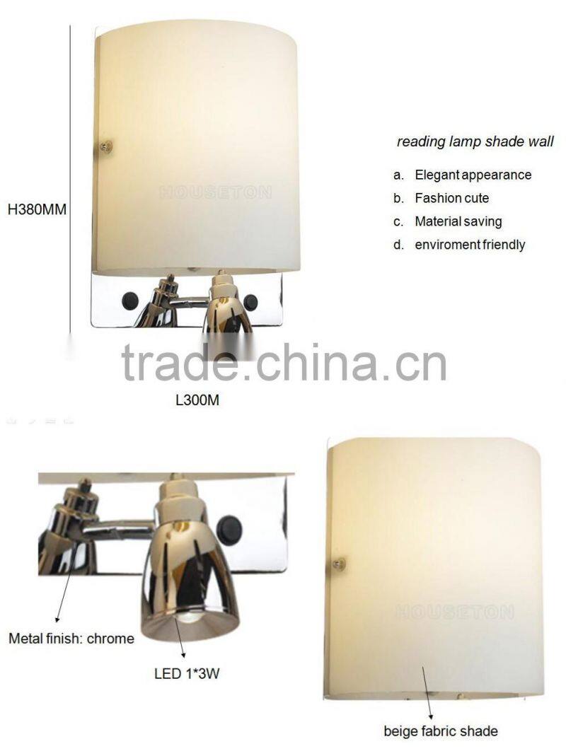 Bedroom fabric shade led flexible wall lamp,Fabric shade led flexible wall lamp,Led flexible wall lamp WL1007
