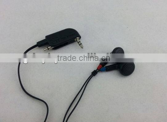 One time use aviation earphones for airplane headphones