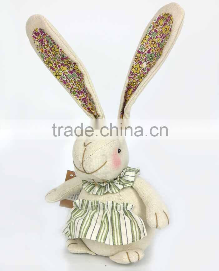The Easter long ear stuffed plush bunny toy