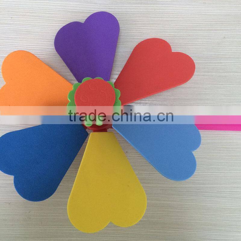 DIY EVA toy handmade eva windmill kids toy windmills