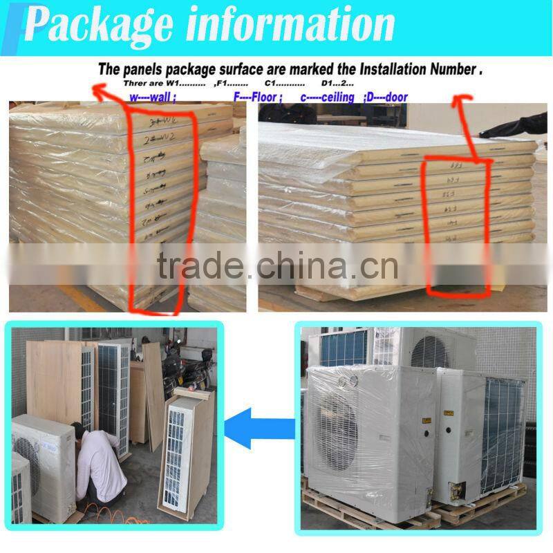 meat storage cold room (20m3 capacity)