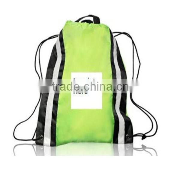 Black Polyester Gift Bag Drawstring Bag