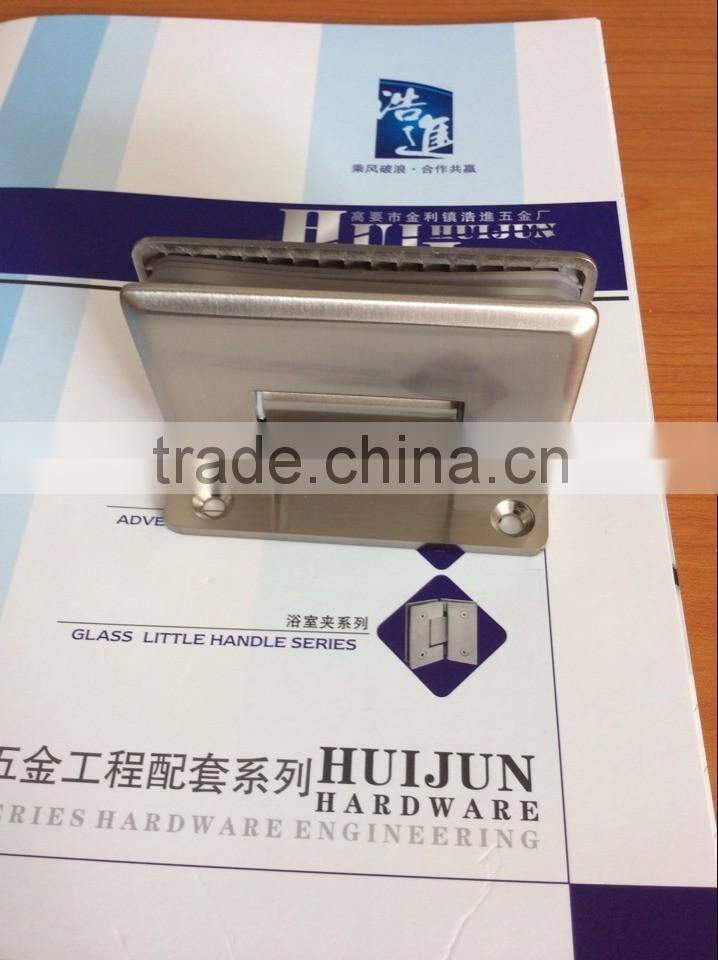 HJ-107 New design bathroom glass clamp/Zinc alloy bathroom glass clamp/Quality bathroom glass clamp