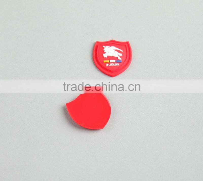High Quality Customized PVC Rubber Silicone Label Patch For Bag