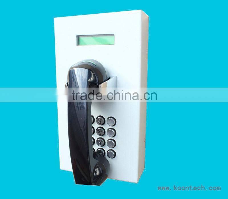 Koontech Professional Wall-mounted Emergency Phone Public service phone for Bank (KNZD-5LCD)