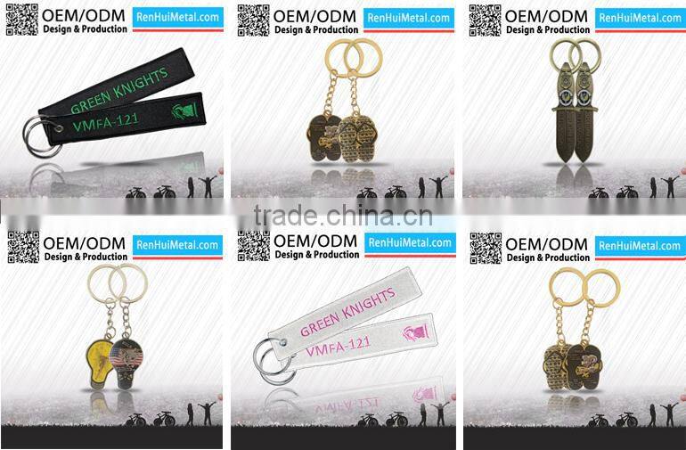 RENHUI METAL souvenir metal jordan keychain