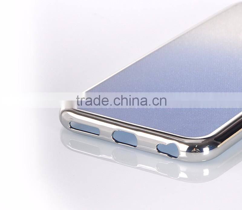 2017 New Designs Electroplate Grid Pattern Bling Ultra Slim soft Case cover for huawei y6ii