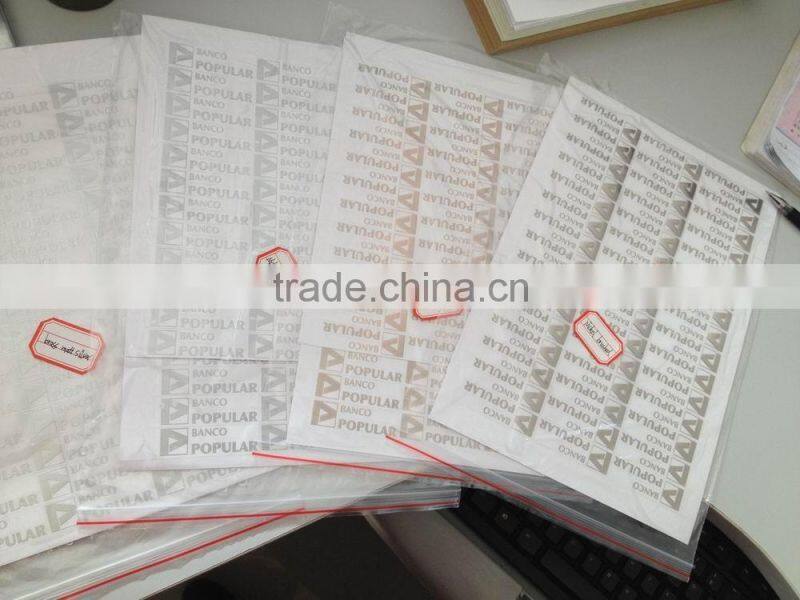 glossy finish electroform thin metal sticker; Metal Electroforming Foil Self Adhesive Label Sticker